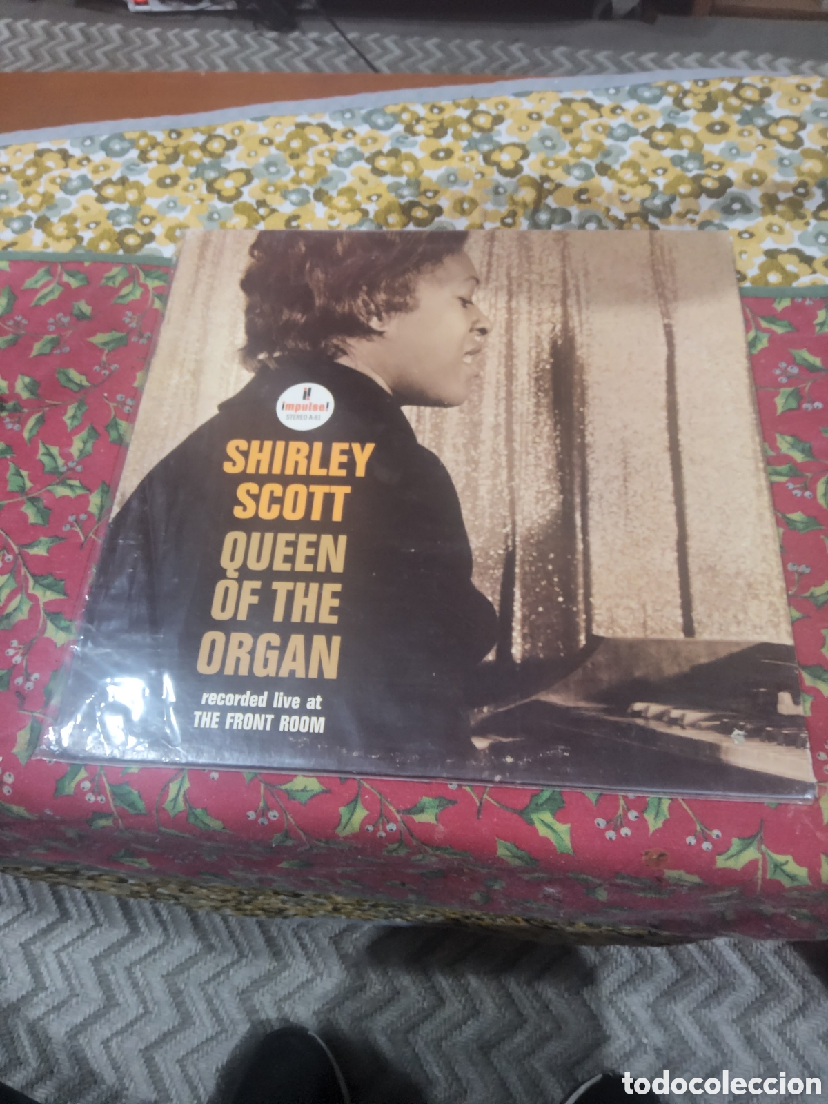 Discos de vinilo: Shirley Scott Live At The Front Room. Impulse. Promo