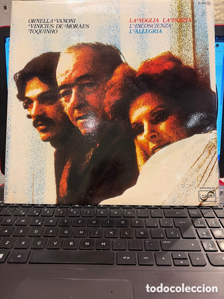 Discos de vinilo: ORNELLA VANONI, VINICIUSDE MORAES, TOQUINHO - LA VOGLIA LA PIAZZIA LP DOBLE PORTADA