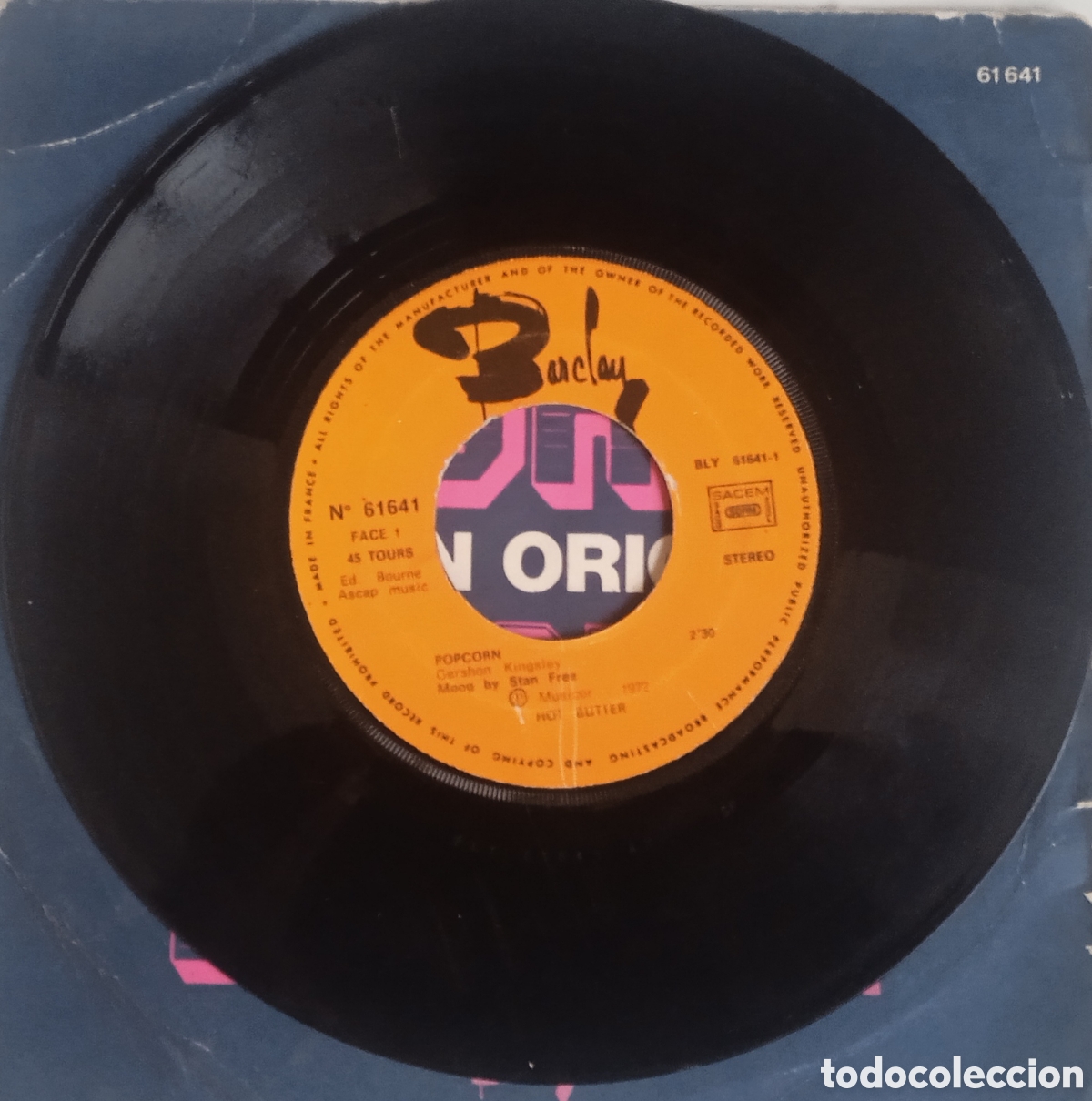 Discos de vinilo: HOT BUTTER - Pop corn (1972) disco de vinilo single - Foto 5