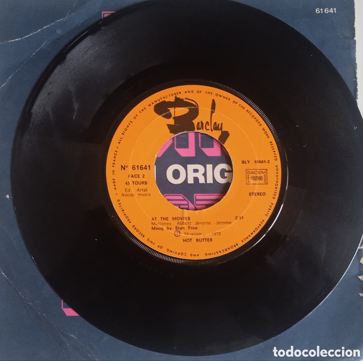 Discos de vinilo: HOT BUTTER - Pop corn (1972) disco de vinilo single - Foto 6