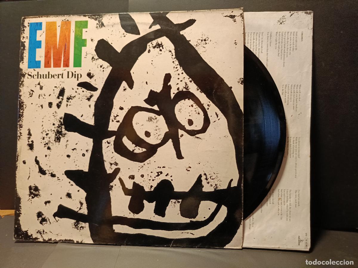 Discos de vinilo: EMF (LP) SCHUBERT DIP A&Ntilde;O 1991 &ndash; ENCARTE CON LETRAS pepeto