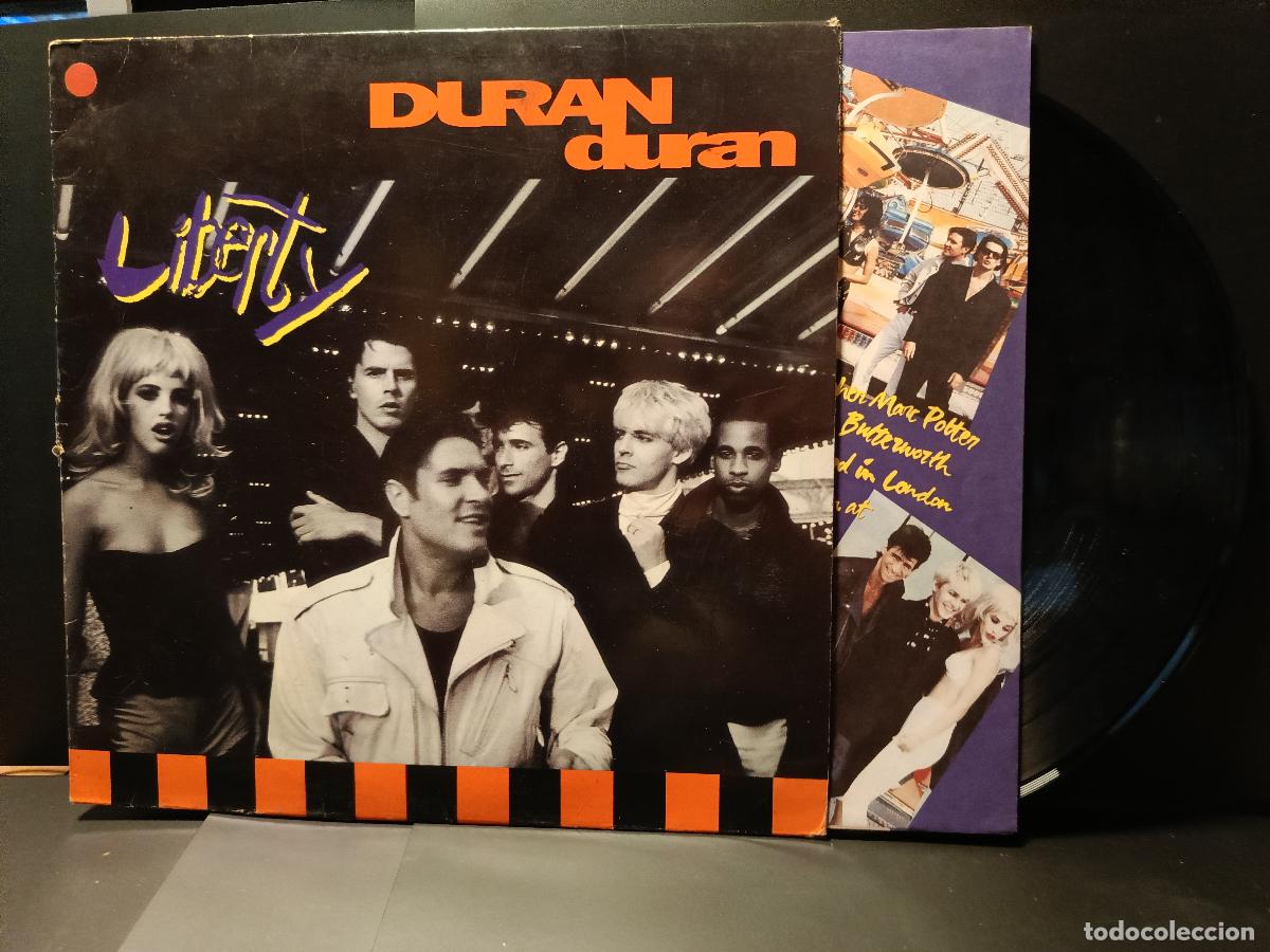 Discos de vinilo: DURAN DURAN LP LIBERTY EMI ORIGINAL UK 1990 + FUNDA INTERIOR insert PEPETO