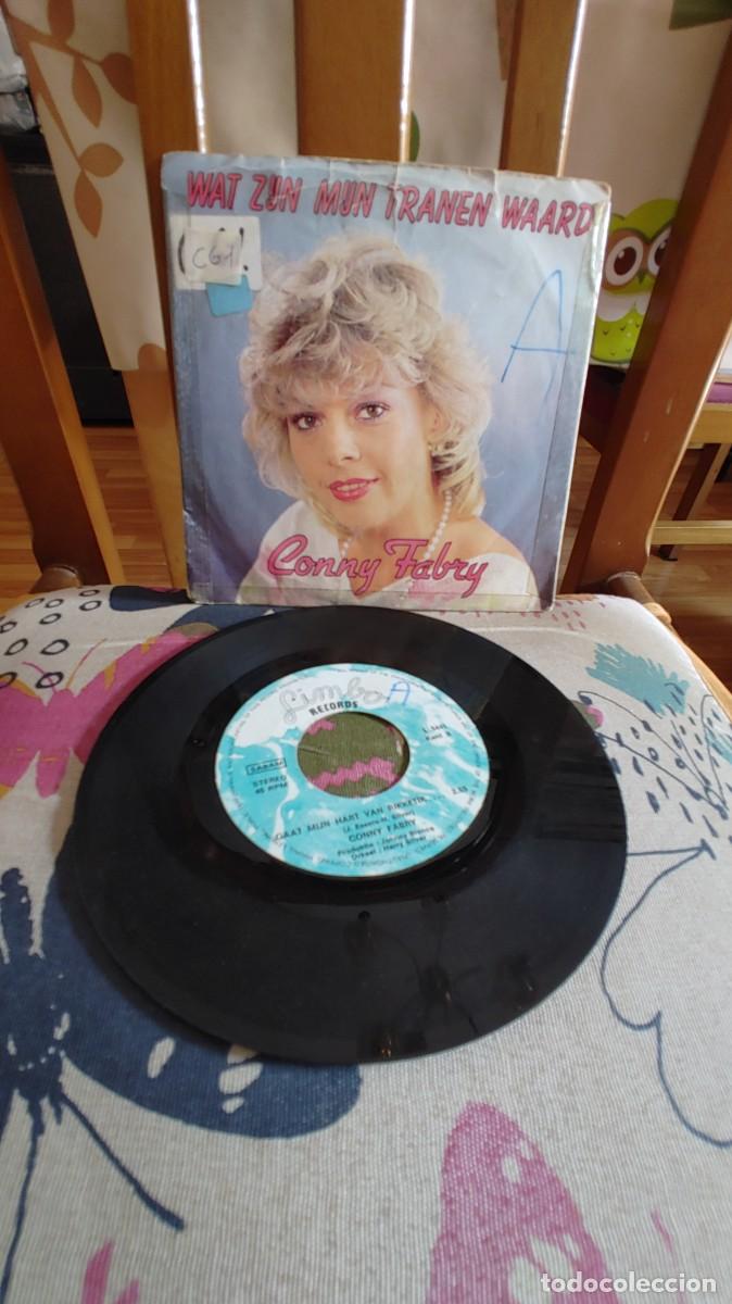 Discos de vinilo: CONNY FABRY-SINGLE WAT ZUN TRANEN WAARD
