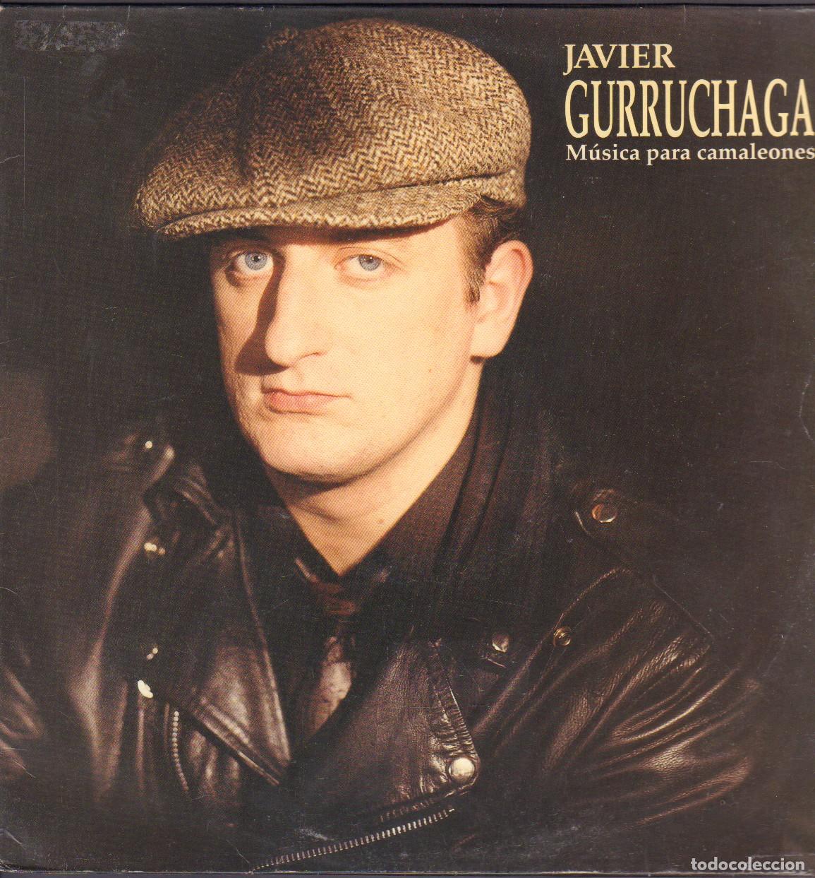 Discos de vinilo: JAVIER GURRUCHAGA - MUSICA PARA CAMALEONES / EL BLUES DEL HOTEL, EL MEJOR.../ LP CBS 1990 RF-26292