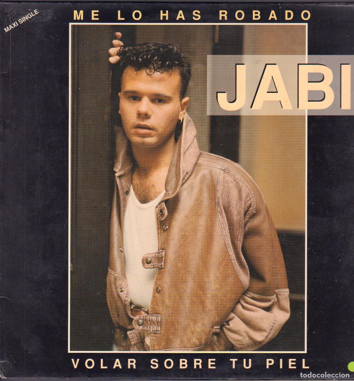 Discos de vinilo: JABI - ME LO HAS ROBADO // VOLAR SOBRE TU PIEL / MAXISINGLE PRODUCCIONES HEREDIA 1990 RF-26302