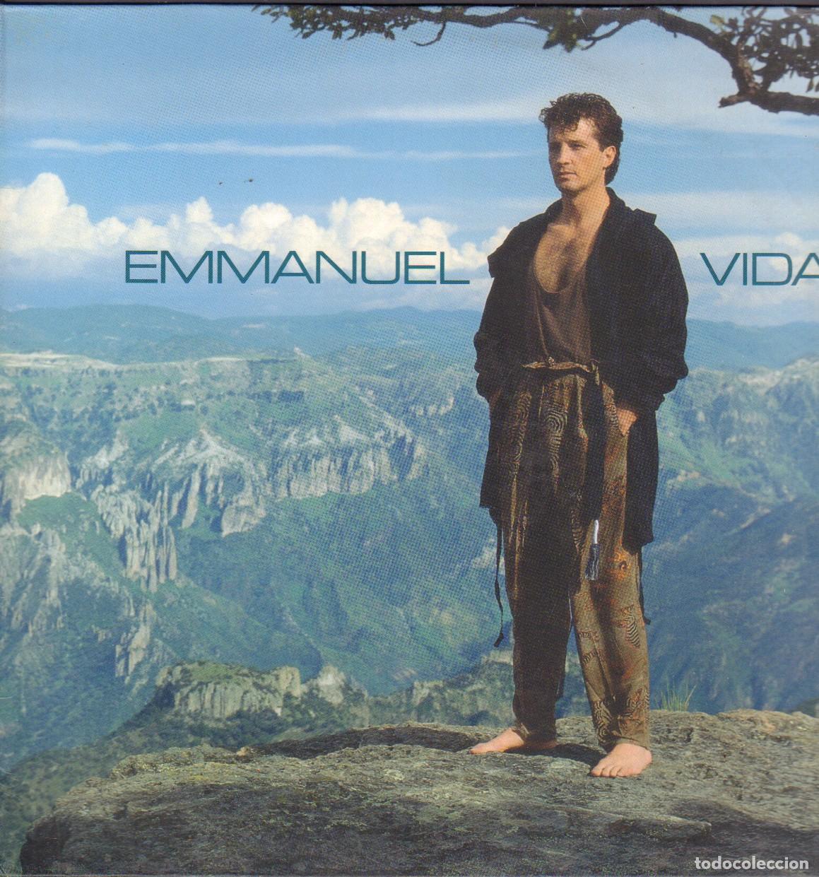 Discos de vinilo: ENMANUEL - VIDA / BELLA SE&Ntilde;ORA, NO HE PODIDO VERTE, AMOR DIVIDIDO.../ LP SONY 1990 RF-26303