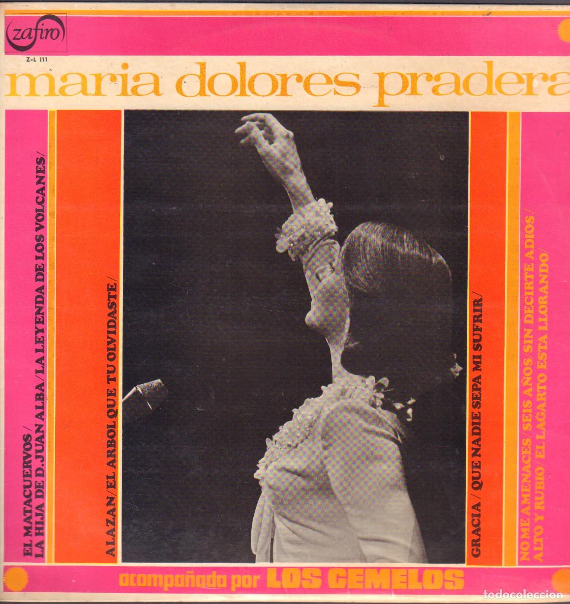 Discos de vinilo: MARIA DOLORES PRADERA (CON LOS GEMELOS) -EL MATACUERVOS, ALAZAN..../ LP ZAFIRO 1968 RF-26306