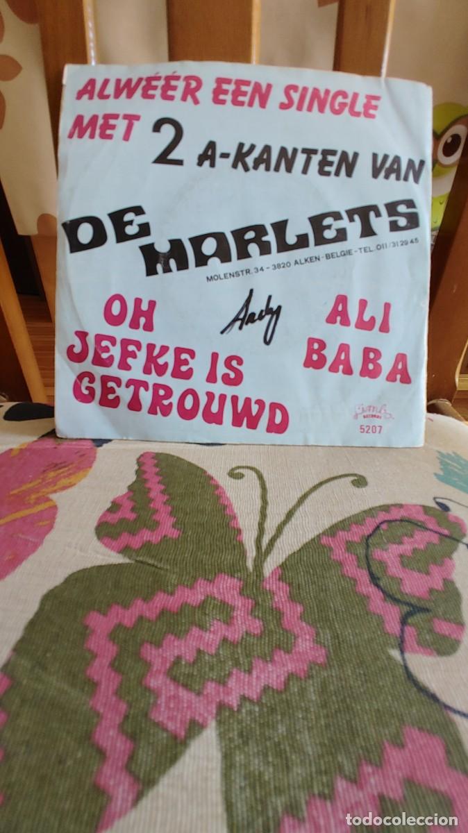 Discos de vinilo: DE MARLETS-SINGLE OH JEFKE IS GETROUND - Foto 2