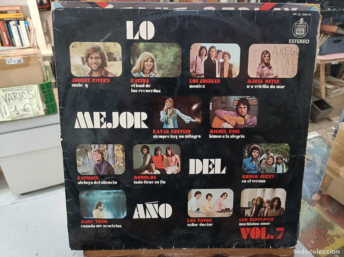Discos de vinilo: Lo Mejor del A&ntilde;o, vol. 7 - Led Zepplin, M&oacute;dulos, Mari Trini, Mungo Jerry, ... - LP. Hispavox 1970