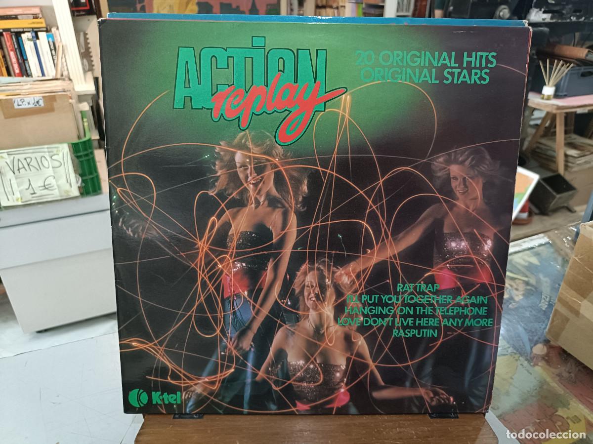 Discos de vinilo: Action Replay - 20 Original Hits Stars, Varios - LP. sello K-Tel 1978