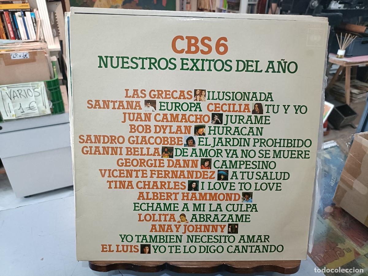 Discos de vinilo: CBS 6 - Nuestros &Eacute;xitos del A&ntilde;o - LP. 1976 - Foto 1