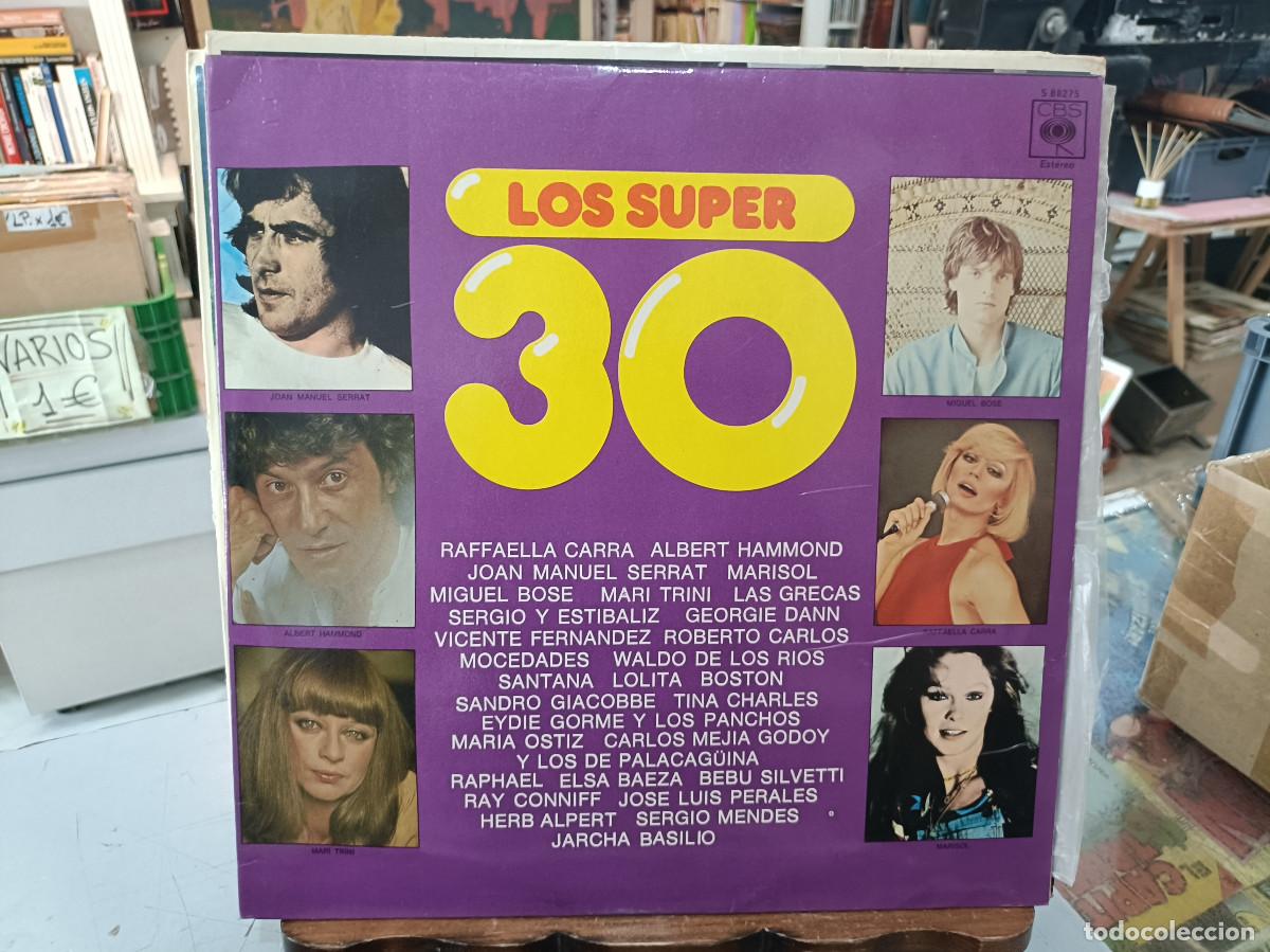 Discos de vinilo: Los Super 30, Vol. 2 - Varios - Doble LP. sello CBS 1977