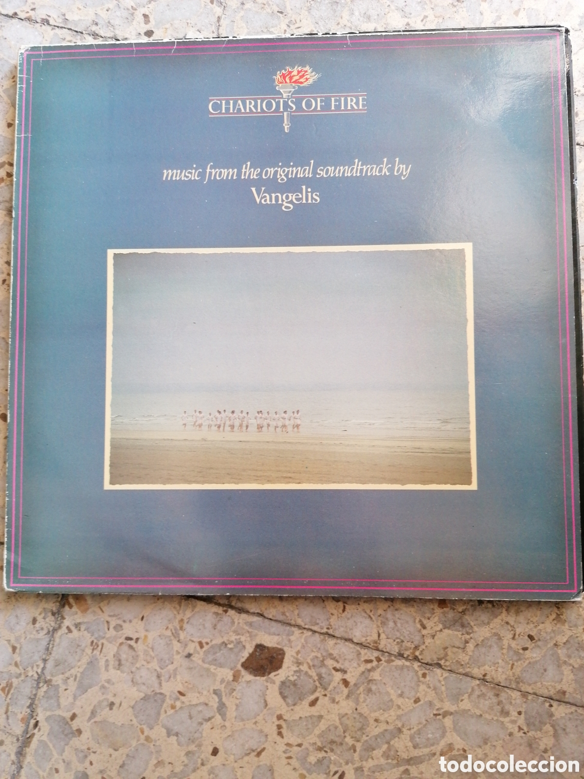 Disques de vinyle: LP CHARIOTS OF FIRE VANGELIS CARROS DE FUEGO 1981 ESPA&Ntilde;A EX