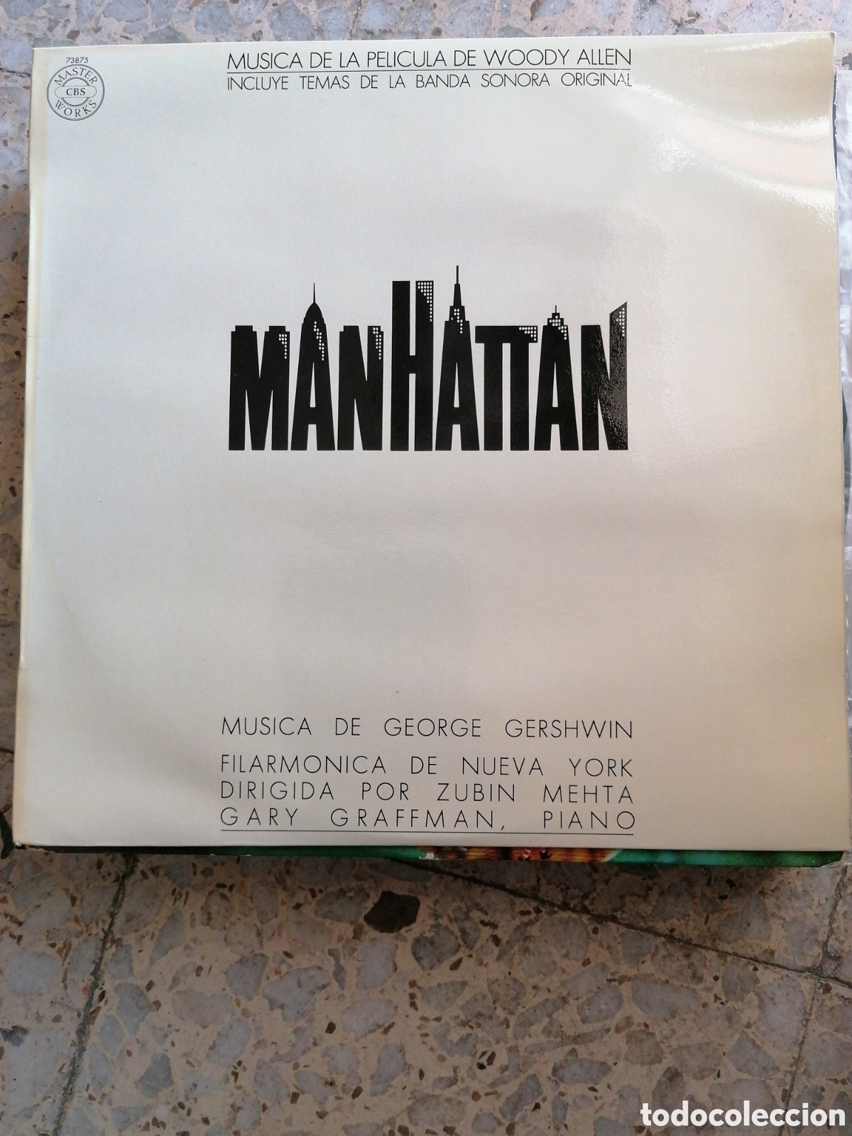 Discos de vinilo: LP BSO MANHATTAN WOODY ALLEN GEORGE GERSHWIN ZUBI MEHTA 1979 ESPA&Ntilde;A