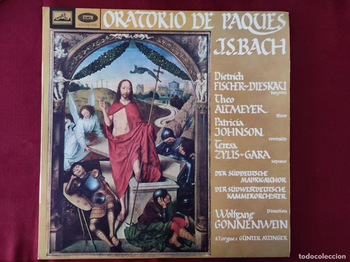Discos de vinilo: Vinilo LP &rdquo;Oratorio de P&acirc;ques&rdquo; J.S. Bach &ndash; La Voix de Son Ma&icirc;tre (FALP AP 818)