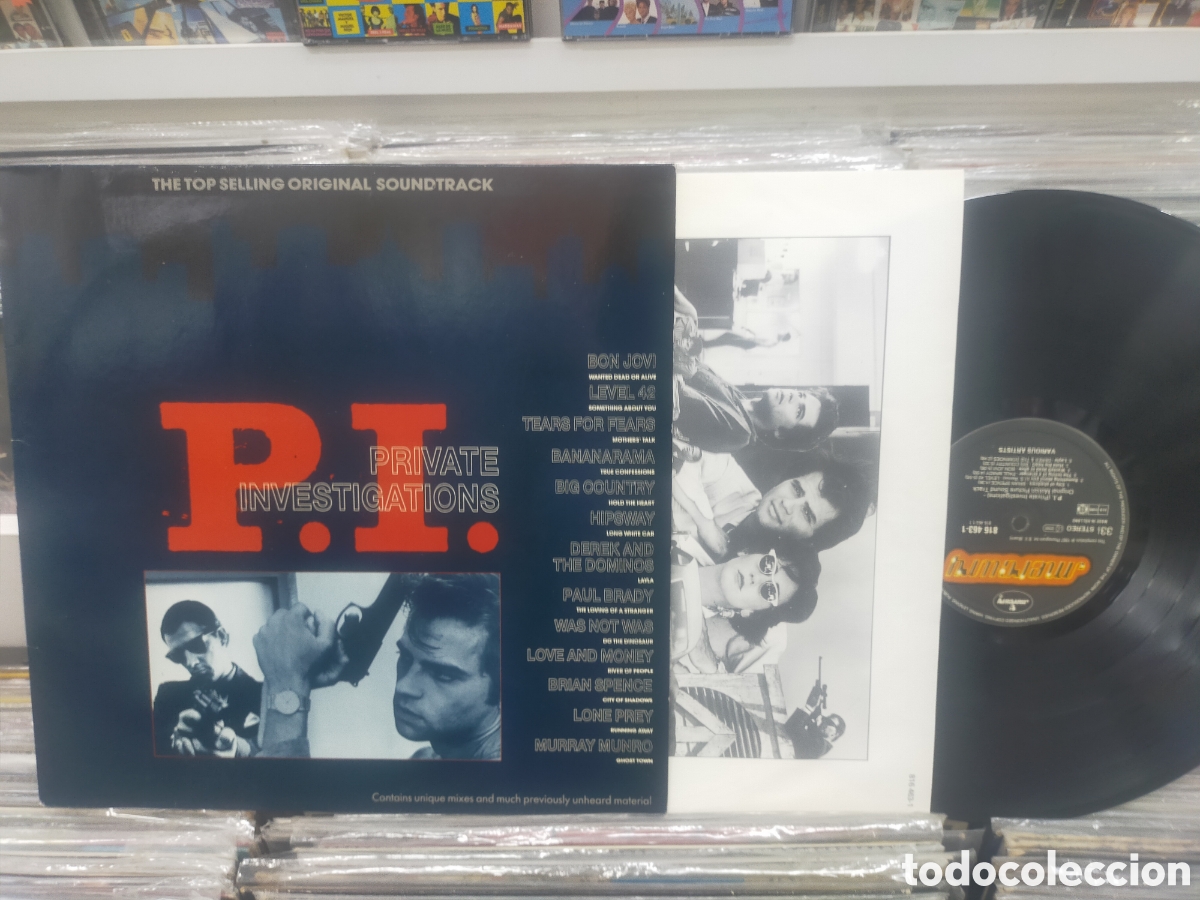 Discos de vinilo: P.I. private investigations lp b.s.o. holanda 1987
