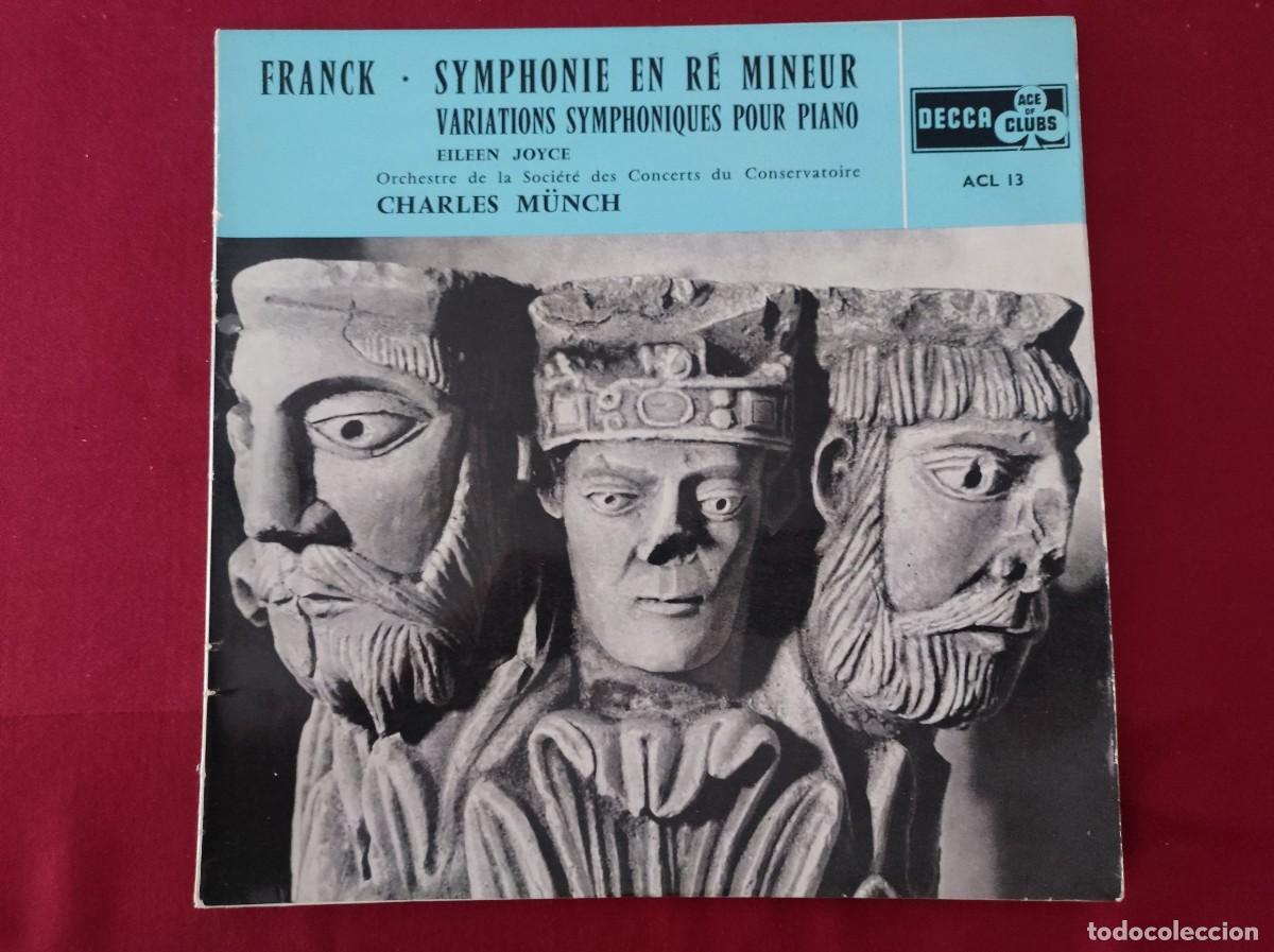 Discos de vinilo: Vinilo LP &rdquo;Symphonie en R&eacute; Mineur&rdquo; C&eacute;sar Franck &ndash; Charles Munch (Decca Ace of Clubs)