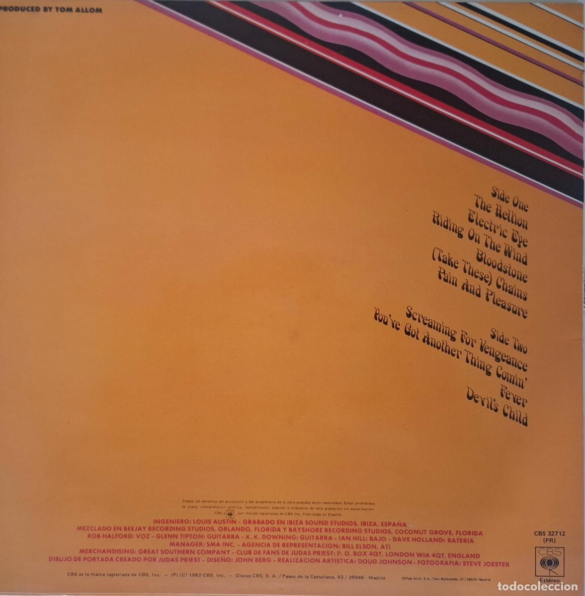Discos de vinilo: Judas Priest - Screaming For Vengeance - Foto 2