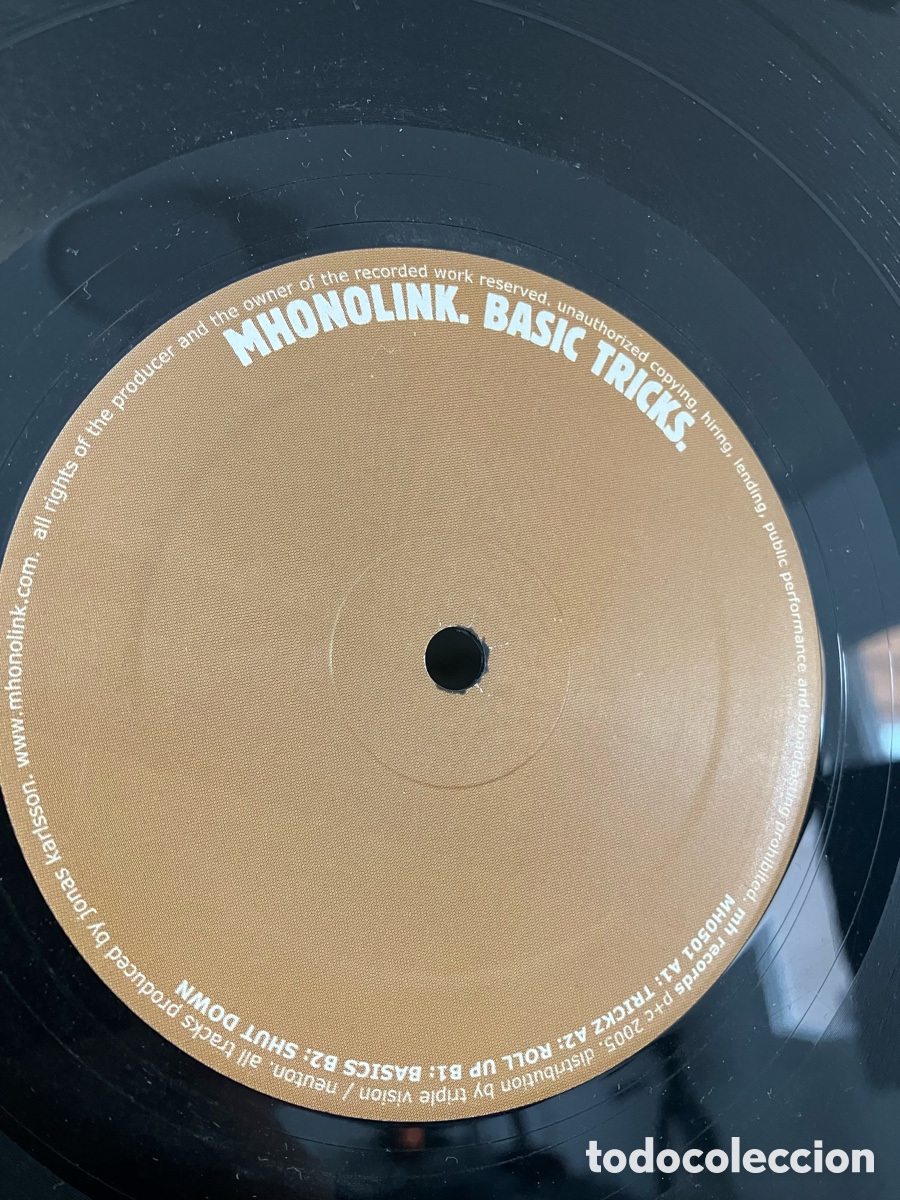 Discos de vinilo: Mhonolink - Basic Tricks - Foto 2
