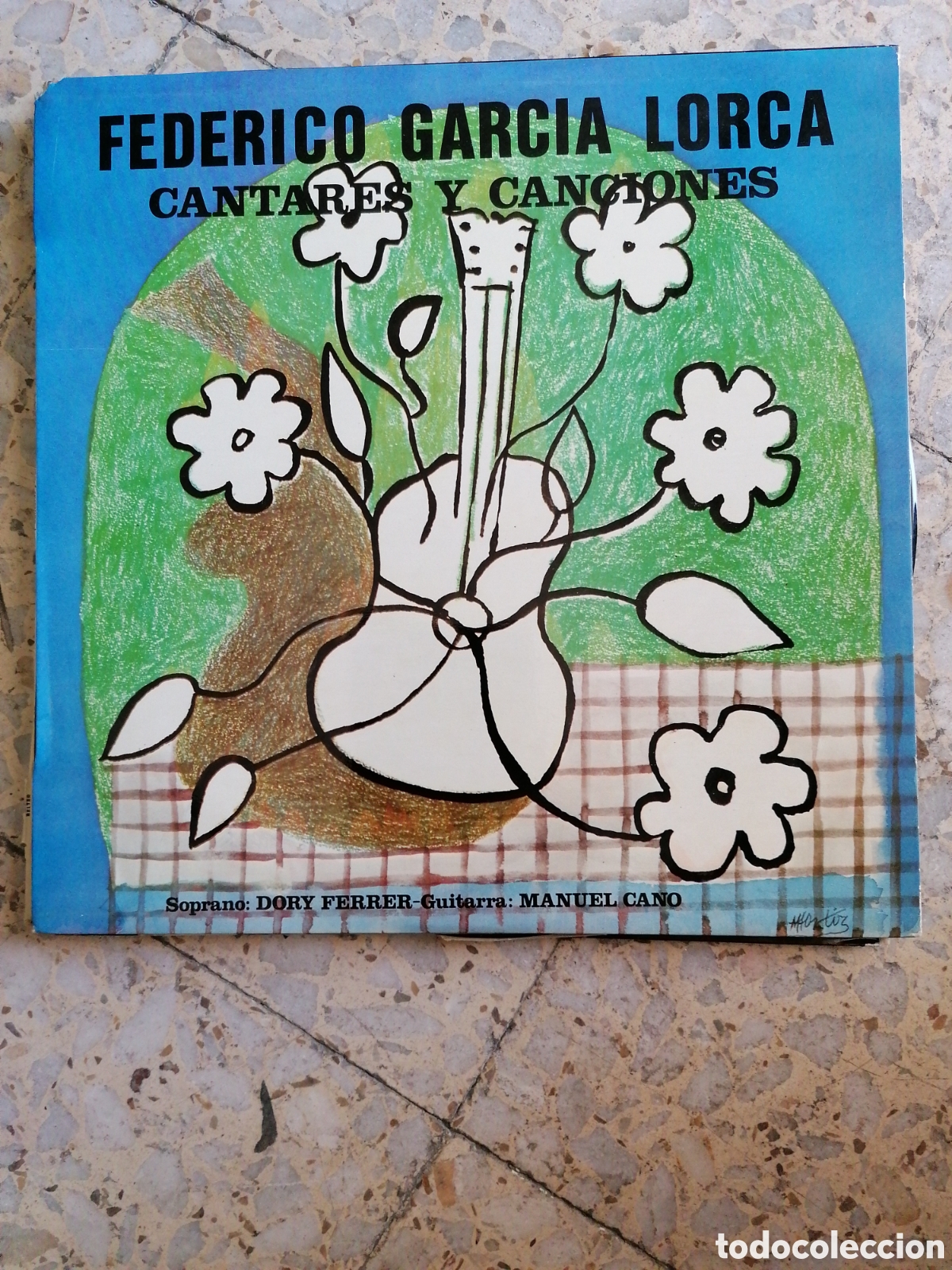 Vinyl records: LP LORCA CANTARES Y CANCIONES DORY FERRER MANUEL CANO 1977