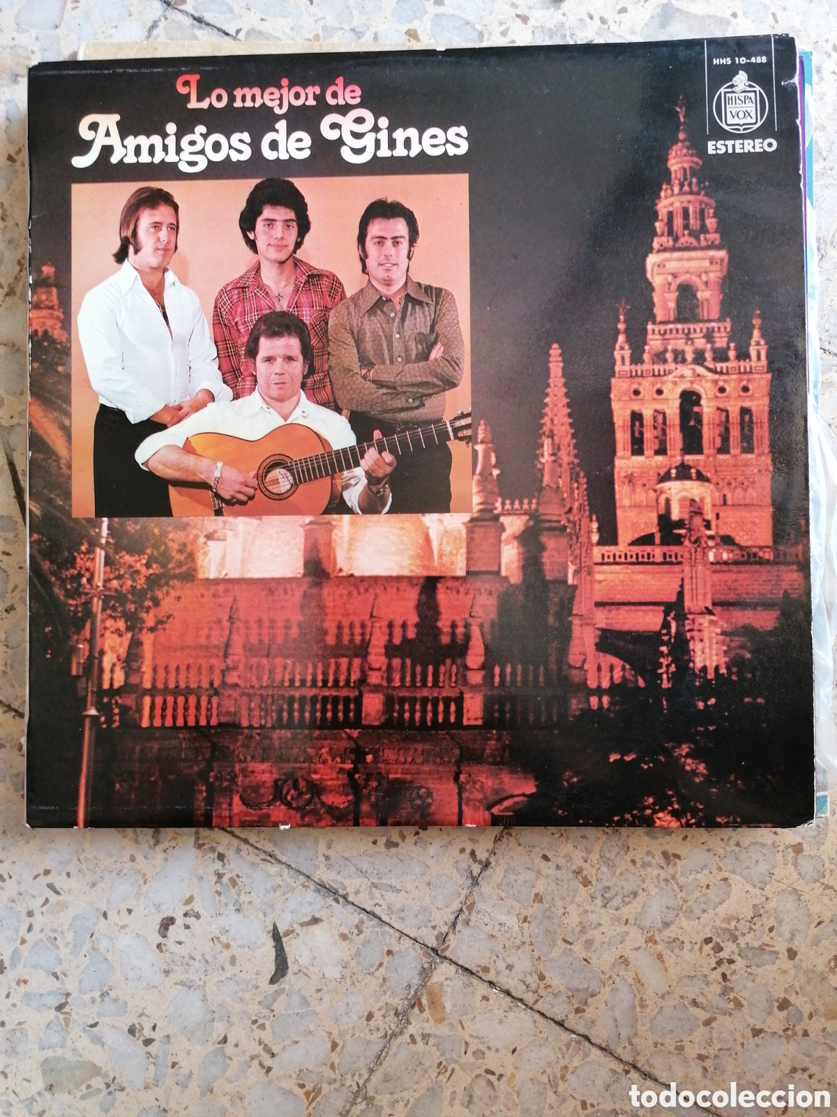 Vinyl records: LP LOS AMIGOS DE GINES LO MEJOR DE SEVILLANAS 1977