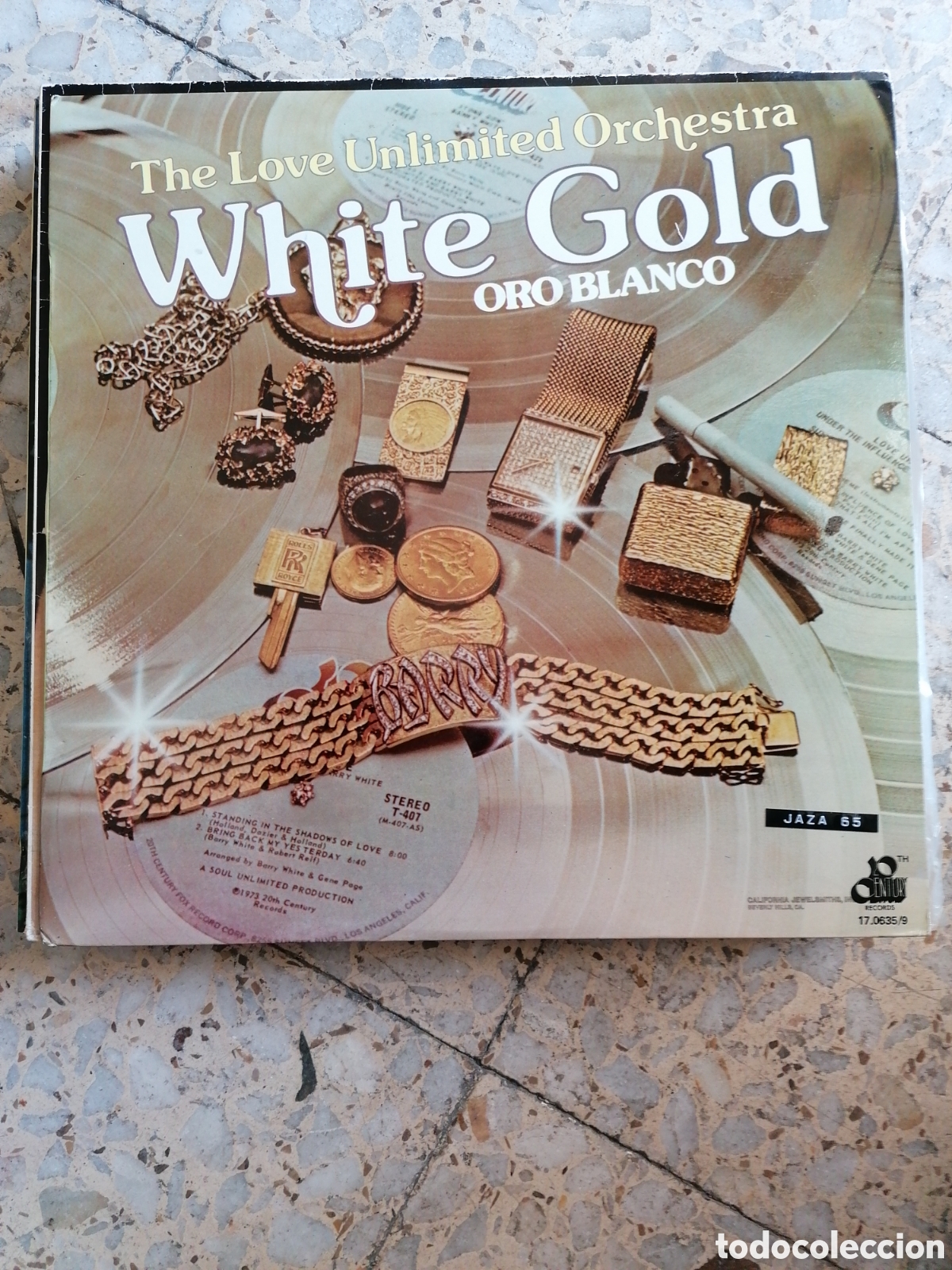 Discos de vinilo: LP THE LOVE UNLIMITED ORCHESTRA WHITE GOLD ORO BLANCO 1974 ESPA&Ntilde;A