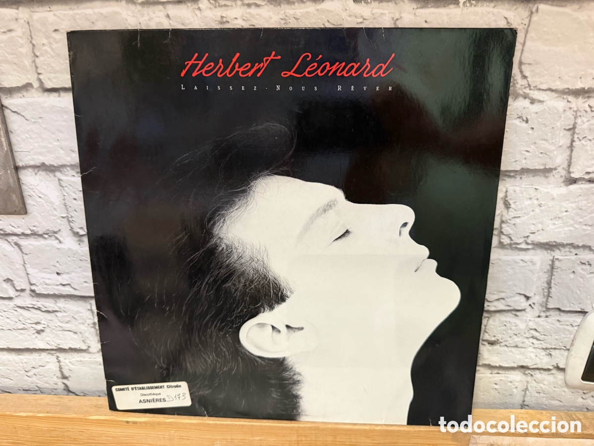 Discos de vinilo: Herbert L&eacute;onard &lrm;&ndash; Laissez-Nous R&ecirc;ver. Lp vinilo edicion francia 1987