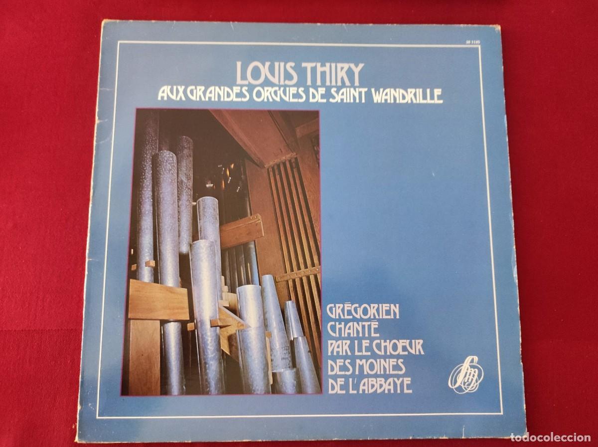 Discos de vinilo: Vinilo LP &rdquo;Aux Grandes Orgues de Saint Wandrille&rdquo; &ndash; Louis Thiry / Moines de l'Abbaye (Studio S.M., 1