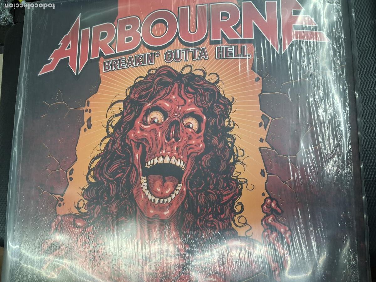 Discos de vinilo: LP DISCO VINILO AIRBOURNE BREAKIN OUTTA HELL - Foto 1