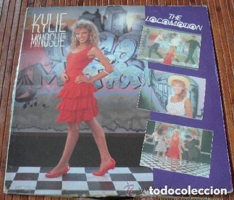 Discos de vinilo: KYLIE MINOGUE - THE LOCOMOTION vinilo maxi single 1988 -LEER DETALLES