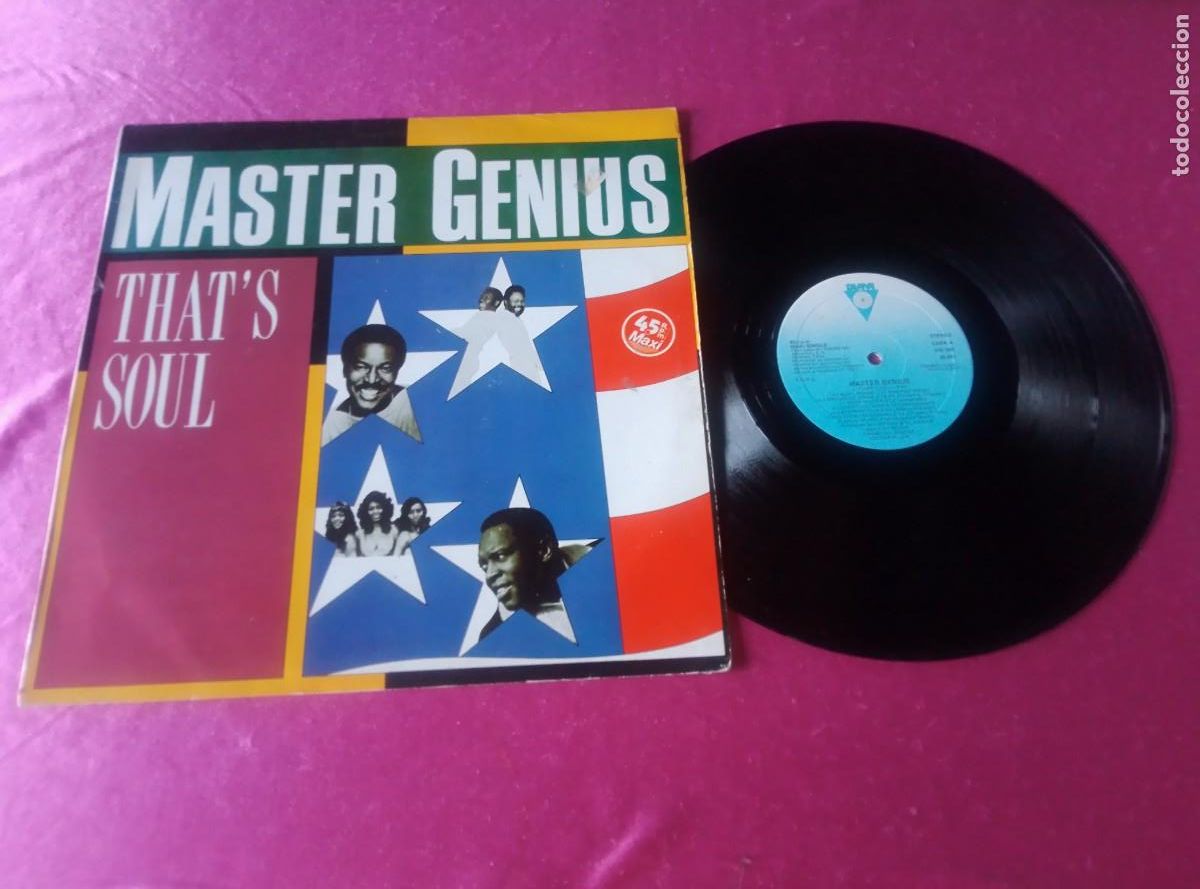 Discos de vinilo: MASTER GENIUS 1985 SOUL LP L31 42