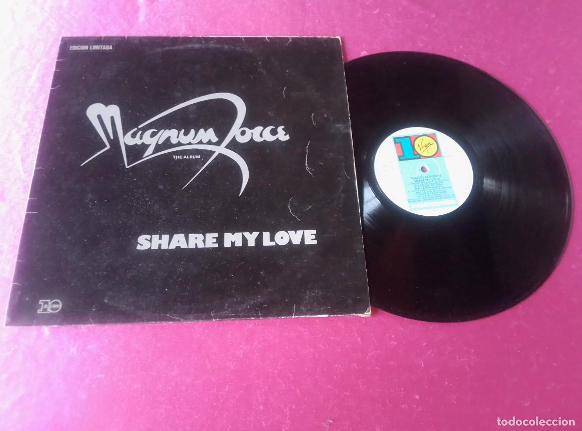 Discos de vinilo: MAGNUM FORCE SHARE MY LOVE 1985 LP L31 42