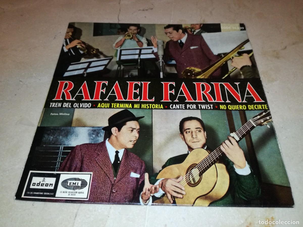Discos de vinilo: RAFAEL FARINA-TREN DEL OLVIDO + 3-ORIGINAL 1965