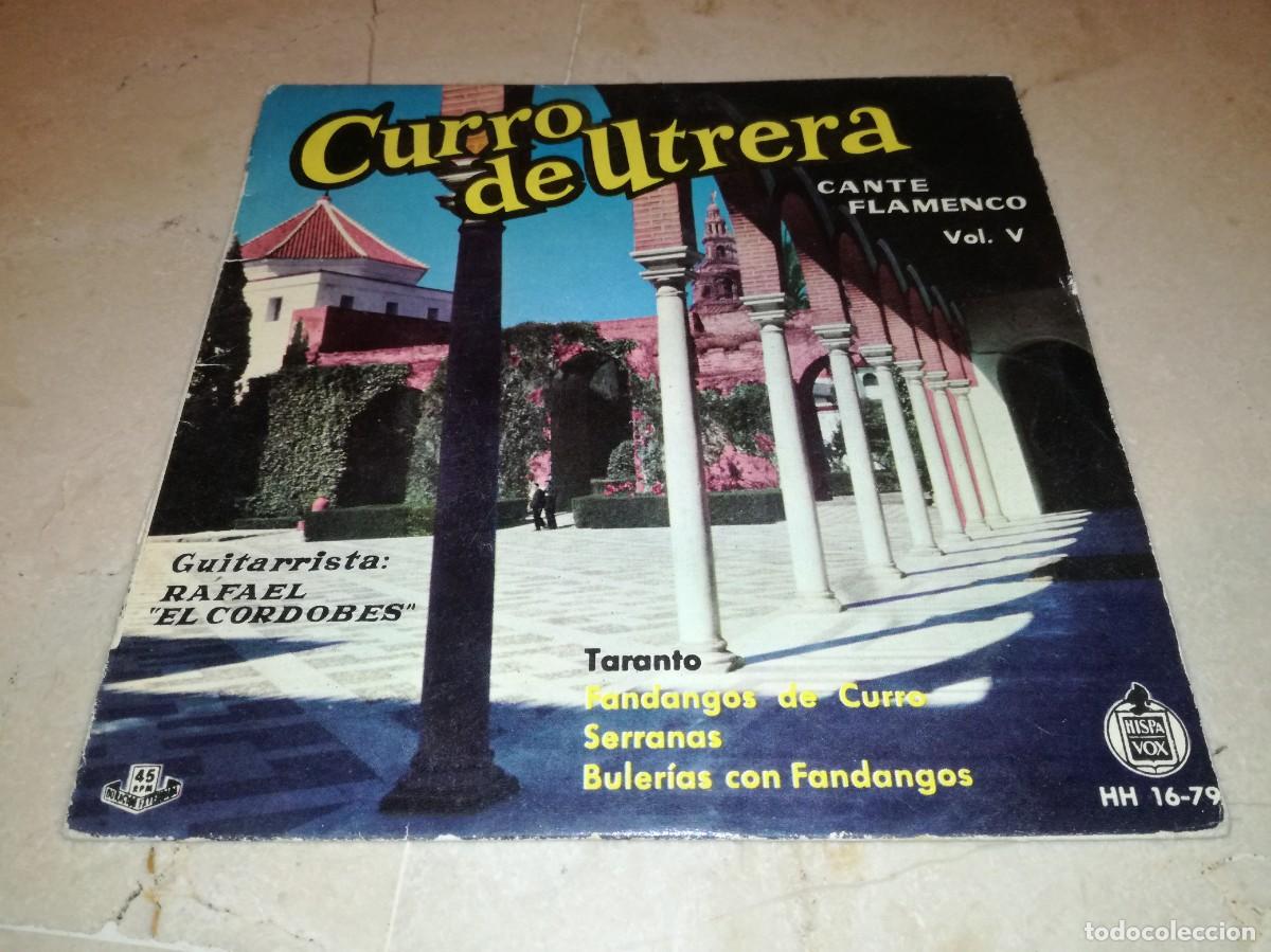 Discos de vinilo: CURRO DE UTRERA-CANTE FLAMENCO VOL. V-TARANTA + 3-ORIGINAL 1960
