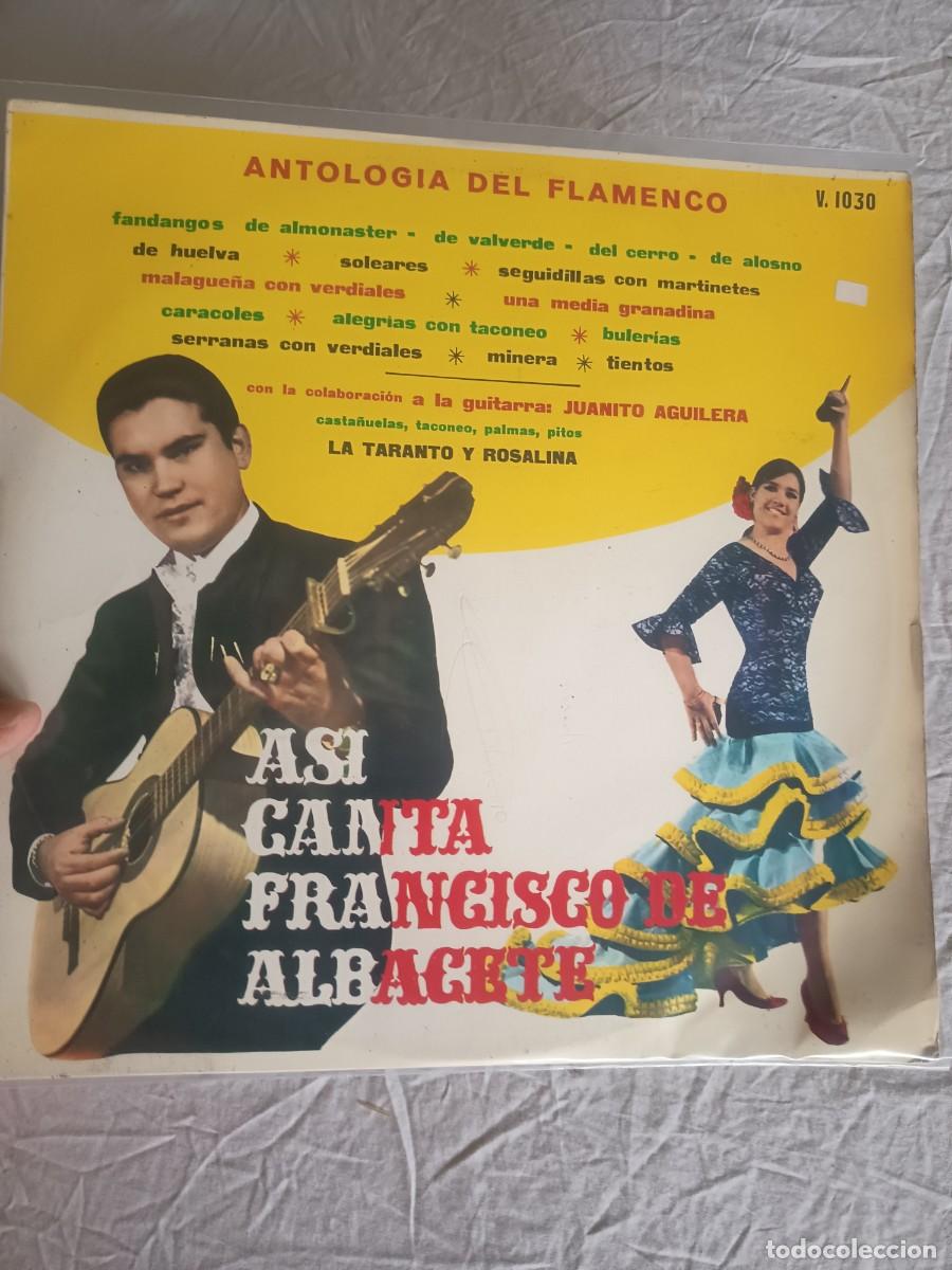 Discos de vinilo: LP ASI CANTA FRANCISCO DE ALBACETE