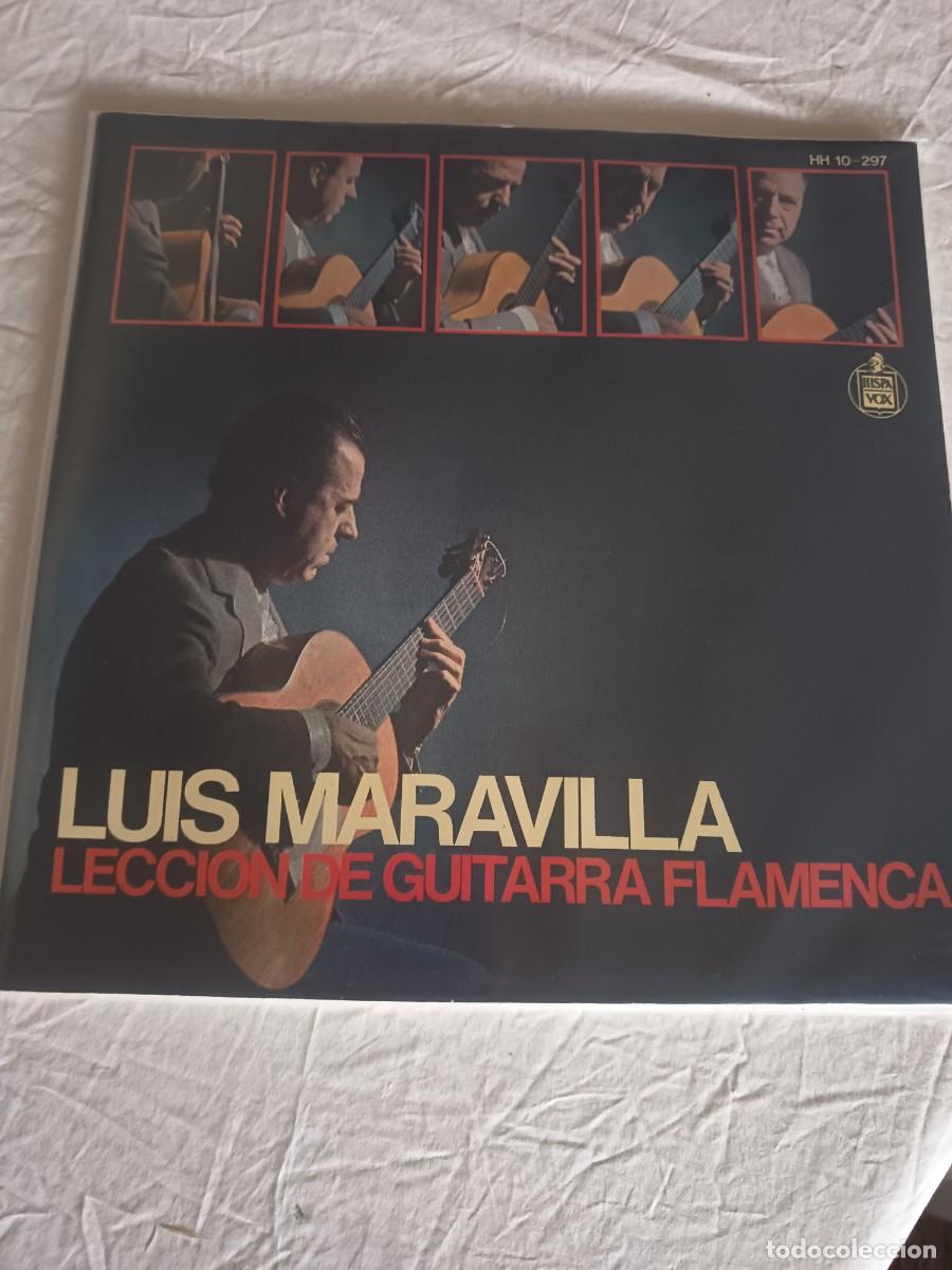 Discos de vinilo: LP , LUIS MARAVILLA,( LECCIONES DE GUITARRA FLAMENCA)
