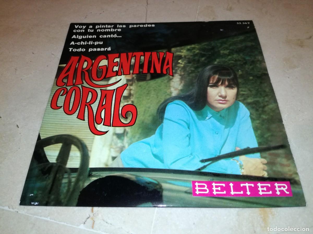 Discos de vinilo: ARGENTINA CORAL-VOY A PINTAR LAS PAREDES + 3-ORIGINAL 1970