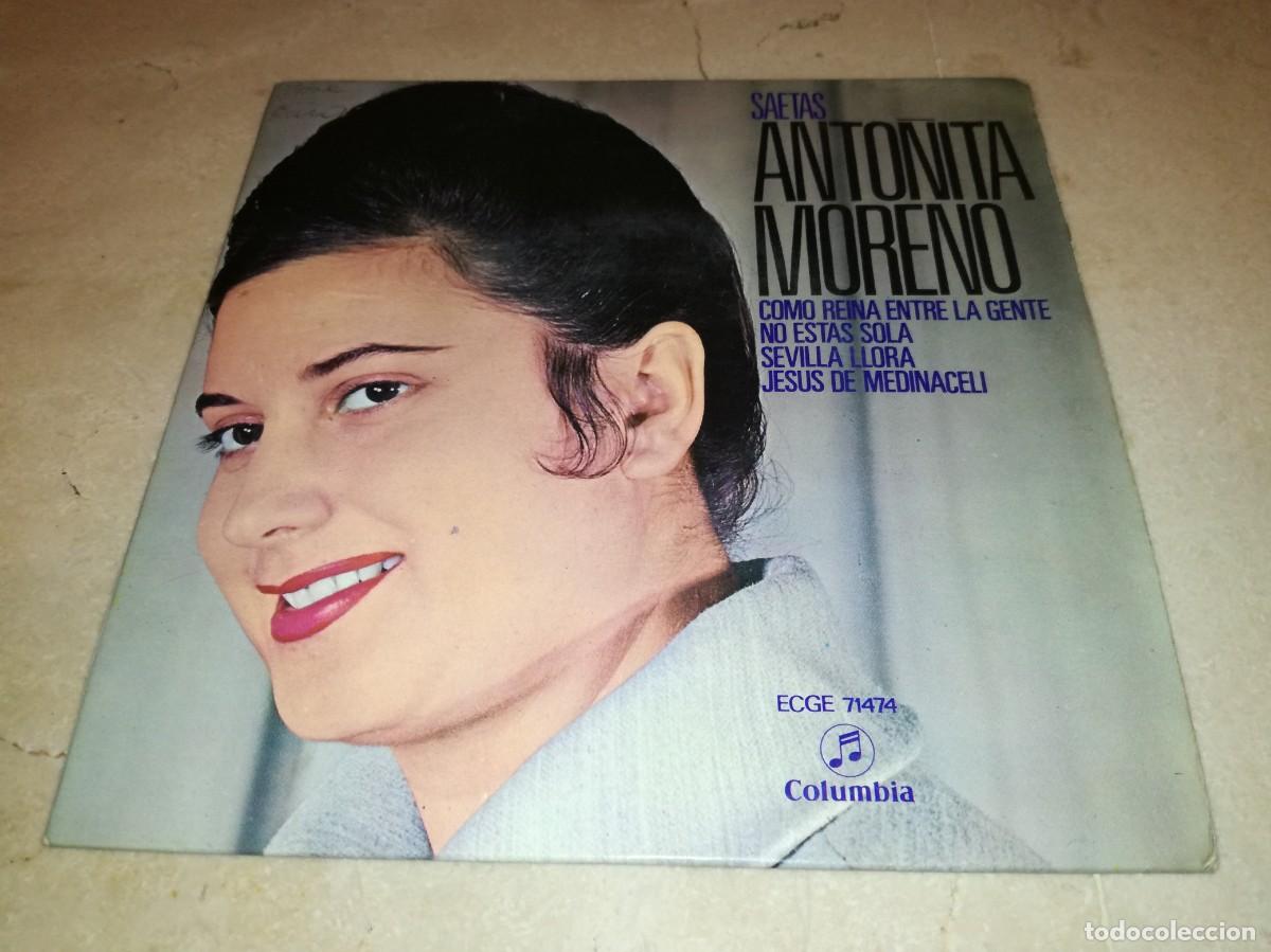 Discos de vinilo: ANTO&Ntilde;ITA MORENO-COMO REINA ENTRE LA GENTE + 3-ORIGINAL 1960