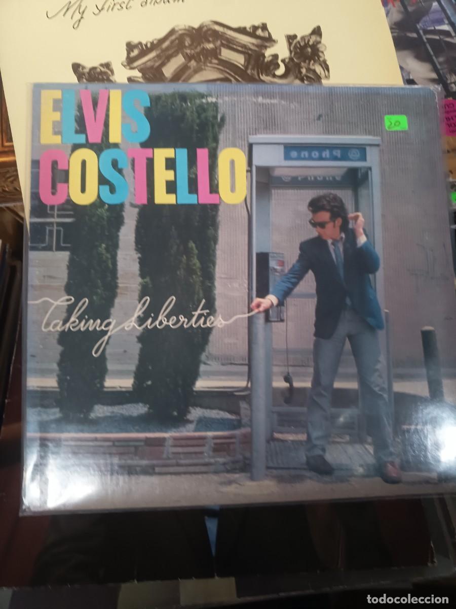 Discos de vinilo: LP , Elvis costello ,( talking liberties)