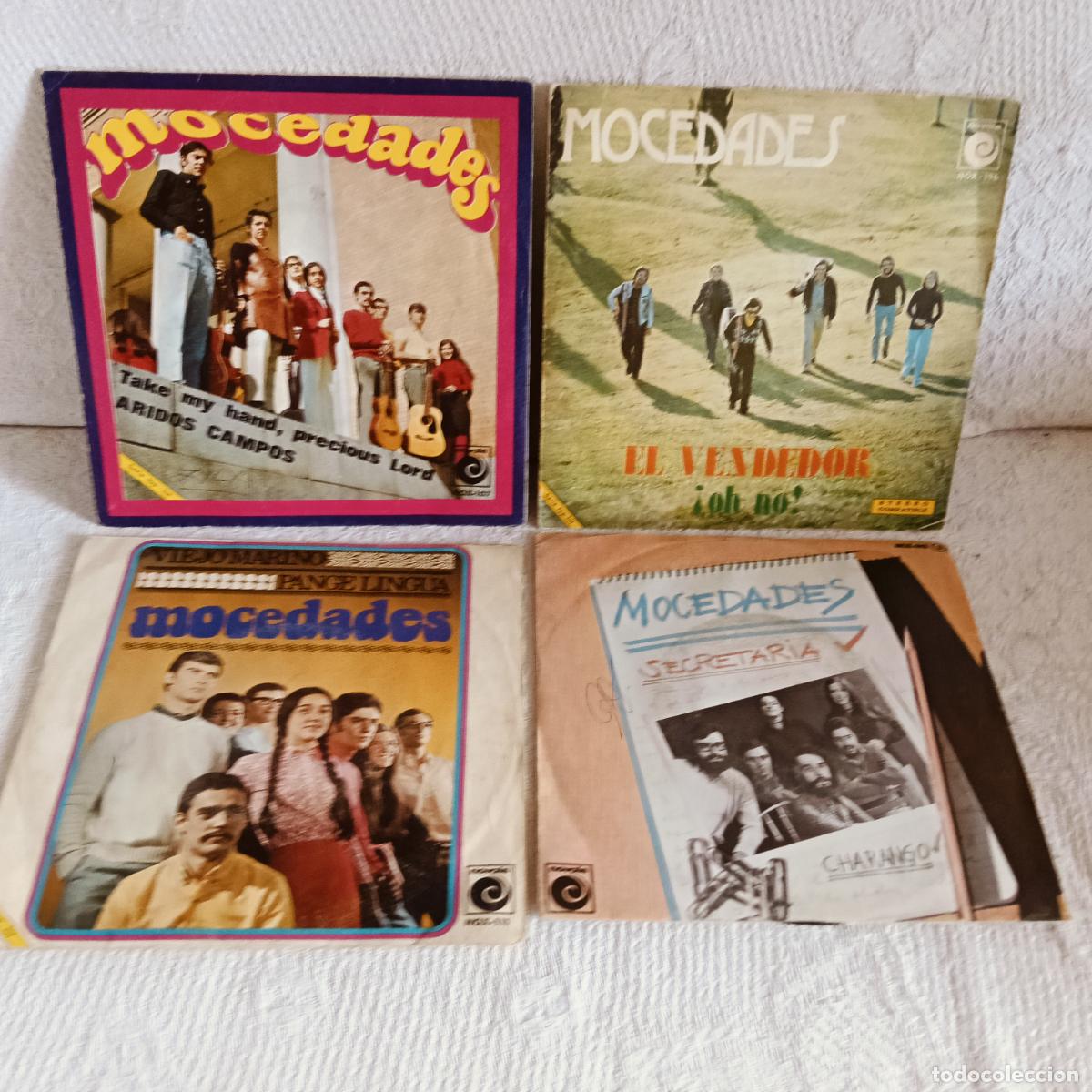 Discos de vinilo: MOCEDADES Lote 4 Singles Excelente Estado.Ver titulos y dem&aacute;s informaci&oacute;n en fotos.Pedido m&iacute;nimo 9,0