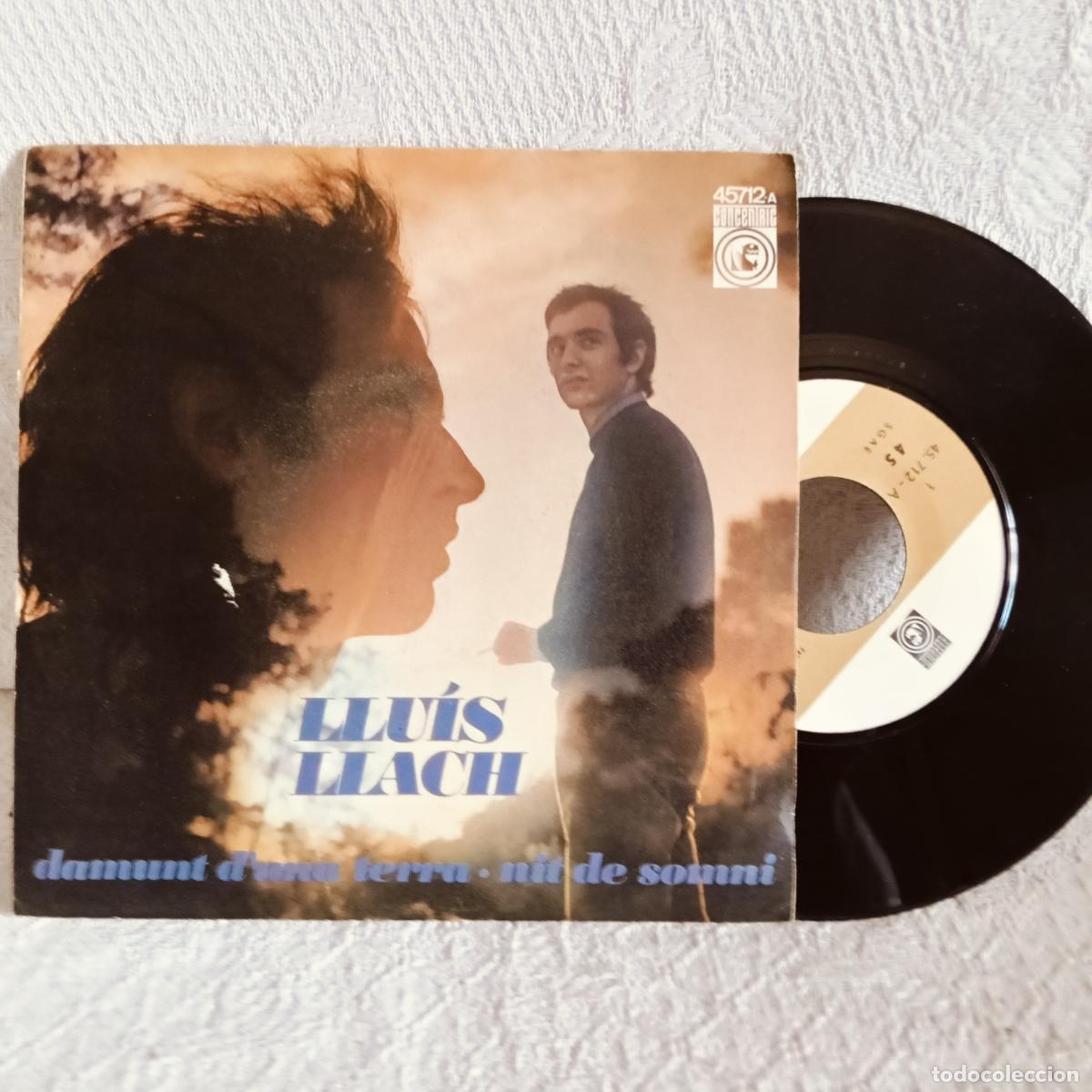 Discos de vinilo: LLUIS LLACH Damunt D'una Terra Single Excelente Estado.Ver titulos y dem&aacute;s informaci&oacute;n en fotos.Pedi