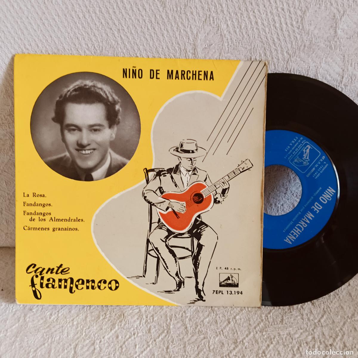 Discos de vinilo: NI&Ntilde;O DE MARCHENA La Rosa Ep Buen Estado.Ver titulos y dem&aacute;s informaci&oacute;n en fotos.Pedido m&iacute;nimo 9,00