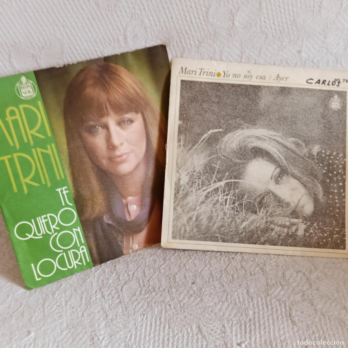 Discos de vinilo: MARI TRINI Lote 2 Singles Usados.Ver titulos y dem&aacute;s informaci&oacute;n en fotos.Pedido m&iacute;nimo 9,00 euros