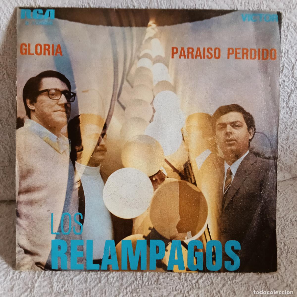 Discos de vinilo: LOS RELAMPAGOS Gloria Single Buen Uso.Ver titulos y dem&aacute;s informaci&oacute;n en fotos.Pedido m&iacute;nimo 9,00 eu