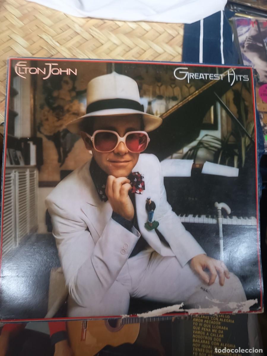 Discos de vinilo: LP , ELTON JOHN,( GREATEST HITS)
