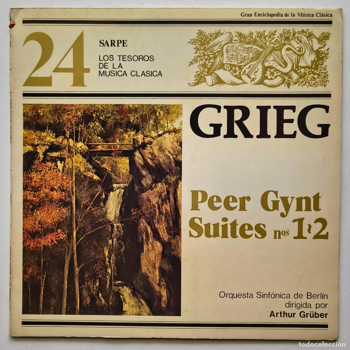 Discos de vinilo: Grieg - Los Tesoros de la musica clasica - 24