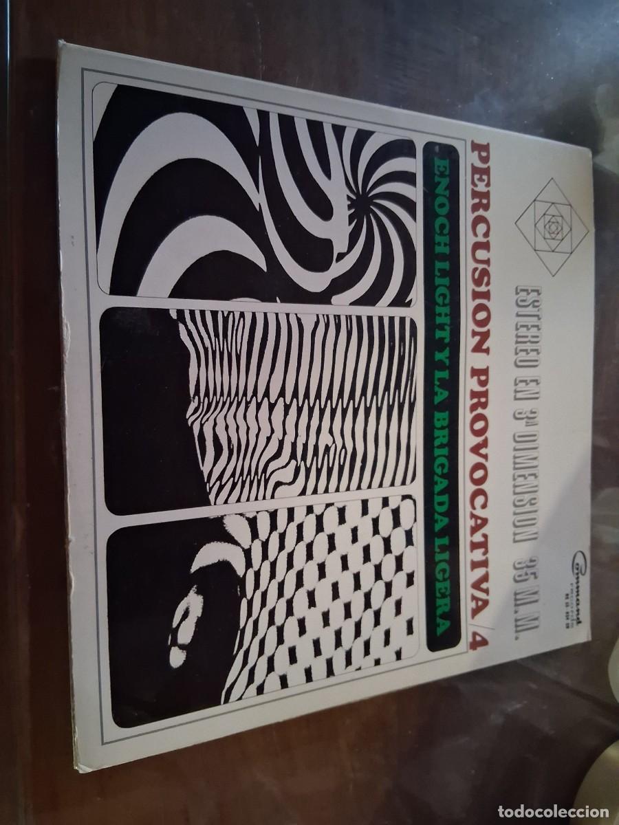 Discos de vinilo: Disco vinilo LP m&uacute;sica Enoch Light Y La Brigada Ligera Percusion Provocativa Vol. 4