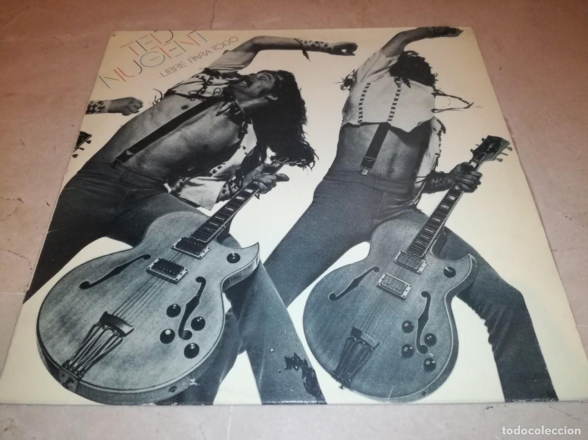 Discos de vinilo: TED NUGENT-LIBRE PARA TODO-EDICI&Oacute;N ESPA&Ntilde;OLA-VINILO EN EXCELENTE ESTADO