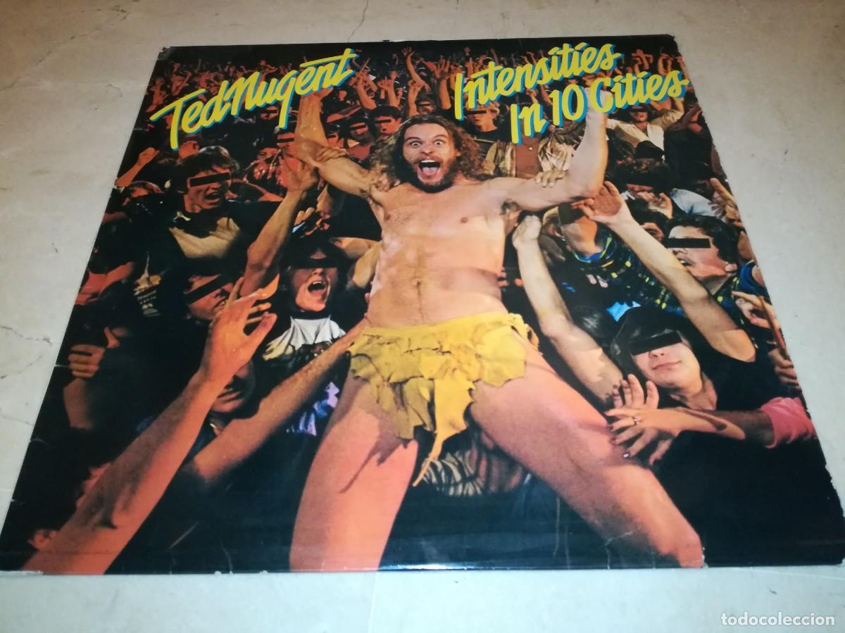Discos de vinilo: TED NUGENT-INTENSITIES IN 10 CITIES-CONTIENE ENCARTE-ORIGINAL ESPA&Ntilde;OL 1981