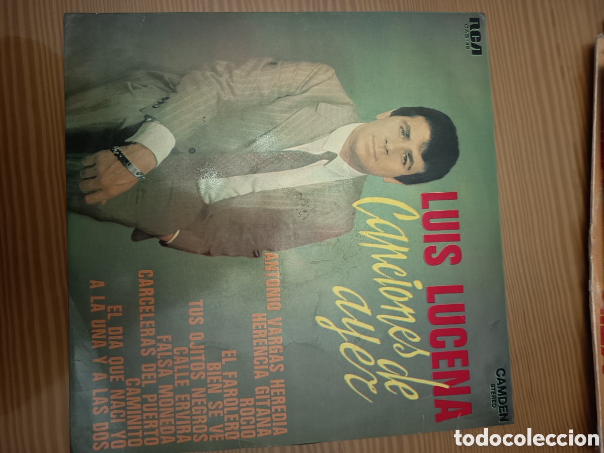Discos de vinilo: Disco vinilo de LUIS LUCENA &rdquo; CANCIONES DE AYER&rdquo;